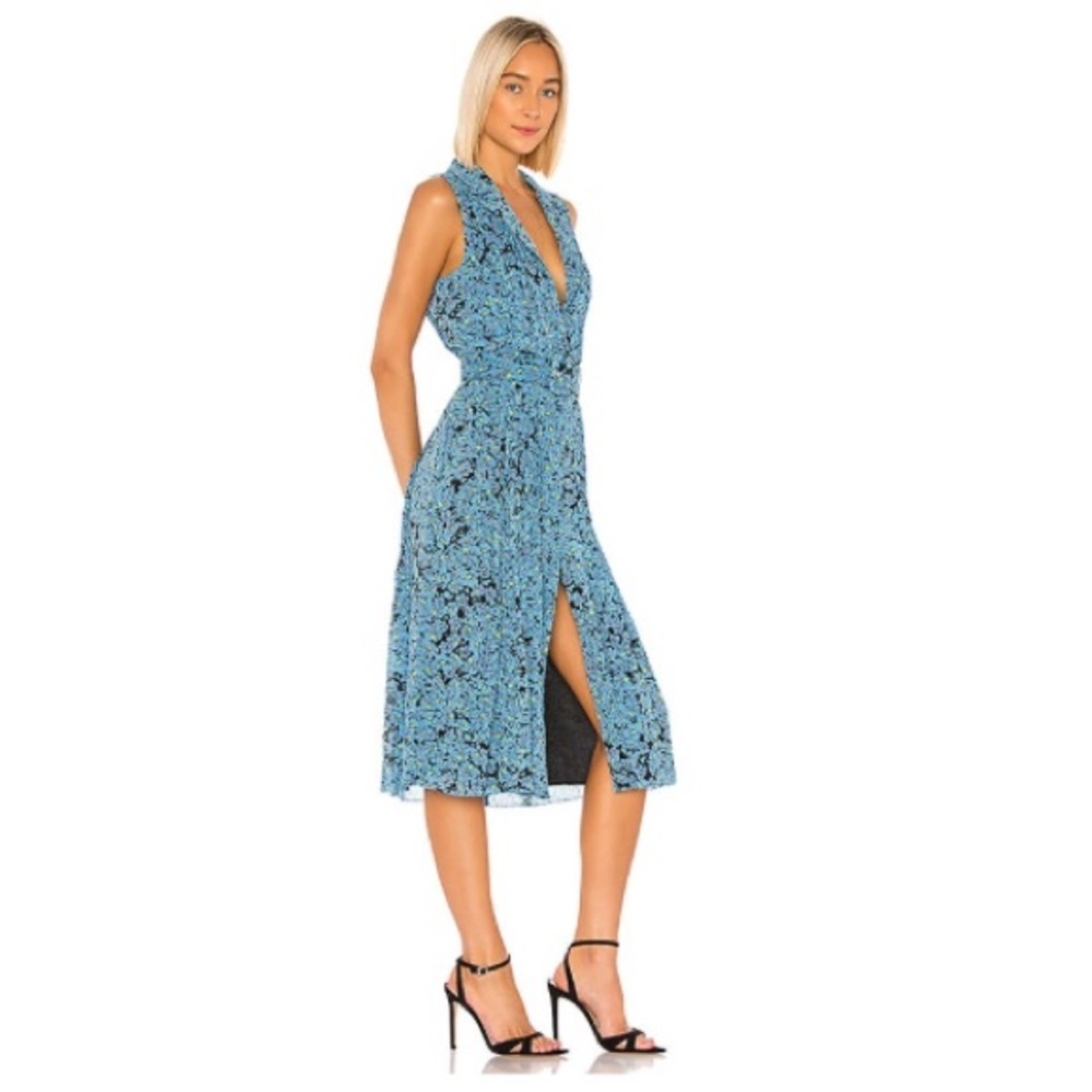 L'Academie The Cleo Midi Dress SIZE small